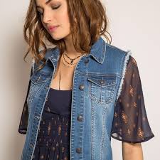 Maybe you would like to learn more about one of these? Soldes Veste En Jean Longue Sans Manche Femme En Stock