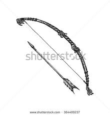 Weapon Drawing Stock Photos Images Pictures Native American Bow Native Tattoos Retro Tattoos