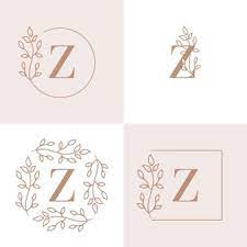 See more ideas about aesthetic letters, aesthetic stickers, print stickers. Premium Vector Luxury Letter Z Logo Design With Floral Frame Background Template