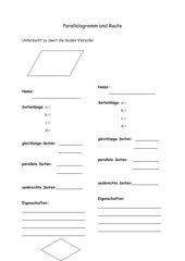 Parallelogramm 4teachers Suchergebnisse