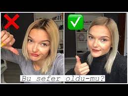 Iki Boya Karistirip Sacimi Boyadim Sari Sac Dip Boyasi Sac Boyama Rutinim Kullu Acik Kumral Youtube Sarisin Sac Sac Kumral Saclar