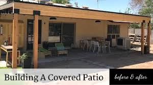 White snow load patio cover with 3 in. Building A Covered Patio With A 30ft Span The Awesome Orange