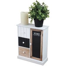 Ces petits meubles sont vraiment très utiles car ils peuvent être considérés comme des meubles de rangement et aussi comme des objets de décoration avec leurs aspects décoratifs. Petit Meuble De Rangement 3 Tiroirs 1 Placard Maison Futee