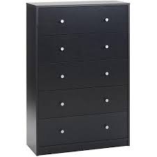 Studio Collection 3 Piece Furniture Set Black Walmart Com Storage Furniture Bedroom 5 Drawer Dresser Dresser Drawers