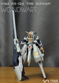 Stickler Studio 1/144 RX-124 Gundam TR-6 Woundwort V-Fin 6 Winged Angel  Type 3D Printing Kit