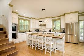 Pin By Ashley Paul On Kitchen Bamboo Flooring Kitchen Kitchen Flooring Crown Molding Kitchen