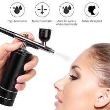 Amazon.com: Esakoya Airbrush Kit Rechargeable Cordless Airbrush Compressor,  Non-Clogging High-Pressure Air Brush Set with 0.3mm Nozzle and Cleaning  Brush Set for Makeup, Barber, Nail Art, Cake Decor : Beauty & Personal Care