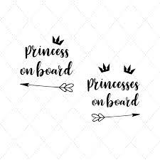 Princess On Board Svg Novocom Top
