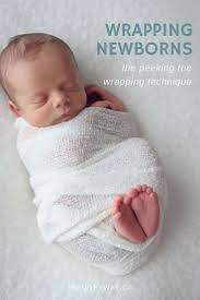 Wrapping Newborns The Peeking Toe Wrap Easy But So Sweet Newborn Newborn Wrapping Techniques Newborn Photography