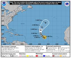 Update European Hurricane Pulse Lorenzo To Head Back