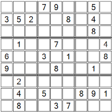 Sample Starting State Of A Sudoku Board 5 Download