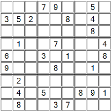 sample starting state of a sudoku board 5 download