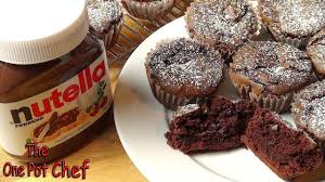 3 Ingredient Nutella Brownie Cupcakes One Pot Chef Youtube