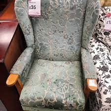 Gorgeous Pre Loved Furniture In The British Heart Foundation Shop In The Ridings In Wakefield Very Helpful Staff Too This Fireside Chairs Chair Charity Shop