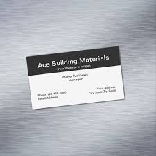 They stand out from other cards, and they stick around, too. Building Materials Construction Business Card Magnet Zazzle Com Construction Business Cards Construction Business Building Materials Construction