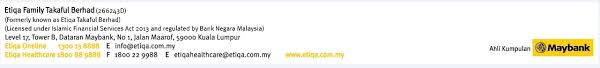 Claim form, together with the required claims documents, must be submitted within 90 days from the date of incident. Http Www Etiqa Com My Document 1471350918863