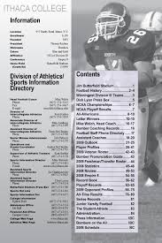 Inside the college football playoff. Ithaca College Information Contents Division Of Athletics Sports Information Directory Pdf Free Download