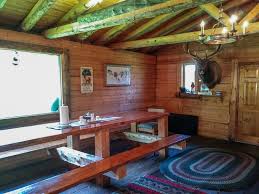 So, when he bought the property and it came time to build a home of his own, a log home, built on that particular piece of land, was pete's first choice. Hunting Cabin Interior Wolf Creek Ranch One80 Outfitters