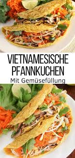 Knusprige Vietnamesische Pfannkuchen Crepes Banh Xeo Vegan Rezept Banh Xeo Rezeptideen Bbq Essen