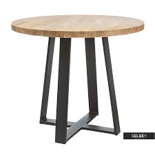 Inspiré des mythes bretons du roi arthur et de la table ronde, il donne vie à yvain, un chevalier qui a choisi l'aventure à l'amour. Dalvik Table De Cuisine Ronde O 90 Cm Selsey