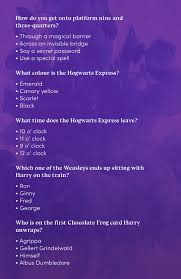 Challenge them to a trivia party! Harry Potter Quiz Questions Multiple Choice Quiz Questions And Answers