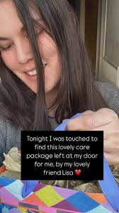 What a beautiful surprise! This evening I found this lovely care package  left at my door, from my lovely friend Lisa ❤️🙏 (as most of you will know  I had a severe eye infection that at one point ...