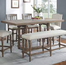 Wilhelmina Counter Height Extendable Dining Table Tall Dining Table Tall Kitchen Table Tall Dining Room Table