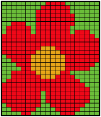 There are a lot of free crocheting patterns out there while knitting ones are rare and difficult to find. Large Intarsia Flower Knitting Chart Knitting And Com