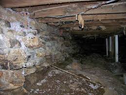 It is around 7 feet tall at one end and decreases to probably 5 foot at the other. Foundation Repair Crawl Space Repair In Gilman Ct Unfinished Crawl Space In Gilman Ct
