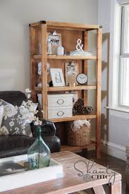 These are perfect for the living room or den or you could personalize them with letters and use them in bedrooms. Diy Pottery Barn Inspired Bookcase Shanty 2 Chic