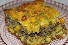Ground Beef Jalapeno Cornbread Casserole Realcajunrecipes Com La Cuisine De Maw Maw Recipe Cornbread Casserole Jalapeno Cornbread Corn Bread Recipe