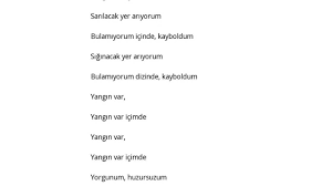 Yangın is a powerful work of kezzo. Halil Sezai Paracikoglu Yangin Var Sarki Sozleri Lyrics Youtube