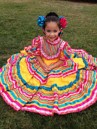 Ballet Folklorico Dress Origin Is From Jalisco Mexico Vestidos Mexicanos Para Nina Vestidos De Fiesta Mexicanos Vestidos Mexicanos
