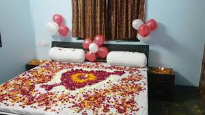 A groom pay out millions on the wedding, jewellery, clothes, food and what not. 1st Night Room Decoration Youtube
