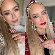 Holiday makeup look with Lipsense products