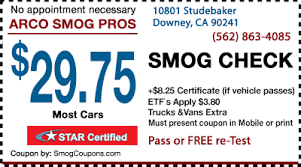 Arco Smog Pros Smog Coupons