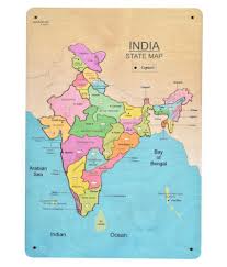 India is one of nearly 200 countries illustrated on our blue ocean laminated map of the world. India Map Wooden Puzzle Board For Kids Buy Online At Best Price In India Snapdeal