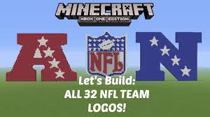 Minecraft Let S Build All 32 Nfl Team Logos Xbox One Hd Youtube See more ideas about dream team, memes, minecraft youtubers.