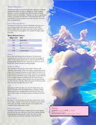 Wind Weaver Ranger Archetype That Fights With The Wind Unearthedarcana