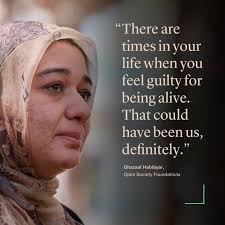 I listened to Ghazaal tell her story this morning and was overwhelmed by  her strength and courage, and above all else, her commitment to her  country.