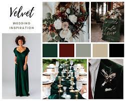 Kennedy Blue Evelyn Velvet Wedding Colors Green Themed Wedding Wedding Color Palette