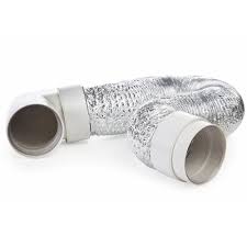 My dryer vent is 22' with one 90deg turn (within factory specs, but not sure about local code. Ziggurat Diy Universal Plastic Dryer Vent Pipe Hookup Kit At Menards