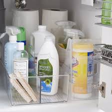 how to organize your under sink storage