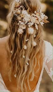 boho dried flower hair comb flower hair comb wedding hair etsy photo coiffure mariage coiffure boheme mariage fleurs sechees mariage