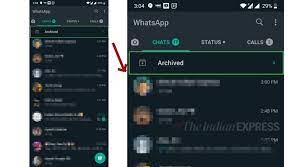 Then you can see the archived emails. Whatsapp How To Remove Archived Chat Box From The Top On Android Technology News The Indian Express
