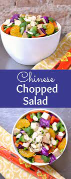 Chinese Chopped Salad Recipe Vegetable Salad Recipes Chopped Salad Vegetarian Salad Recipes