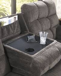 Ashley Acieona Reclining Sofa With Drop Down Table Homemakers Furniture Drop Down Table Reclining Sofa Reclining Sectional