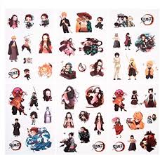 Looking for the ideal japanese anime gifts? Amazon Com Bowinr 6 Pack Japanese Anime Stickers Kawaii Diy Decal For Notebook Journal Gift Box And Scrapbooking Decoration Demon Slayer Kimetsu No Yaiba