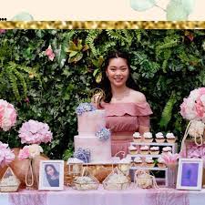 Happy Sweet 17th Vicky Blushed Pink Themed We Are Ready To Make Your Event Unforgettable Because Every Birthday Decorations Kids Party Planner Bridal Shower