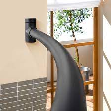 Just adjust the rod according to the length of the wall and fit the wall. Amazon Com Prettyhome Adjustable Curved Shower Curtain Rod Rustproof Expandable Aluminum Metal Shower Rod 38 72 Inches Telescoping Design Exquisite Customizable For Bathroom Black Home Kitchen